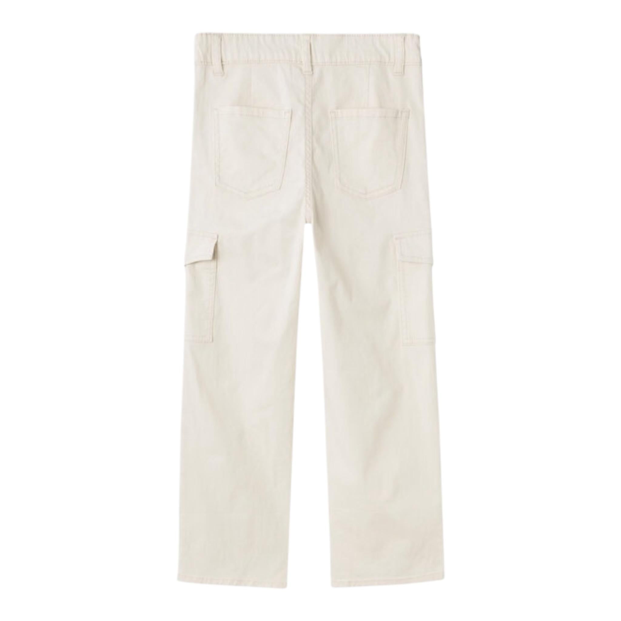 Name It Pantalone tinta unita con Girovita Regolabile Beige per Bambino 13220718 BEIGE NAME IT 