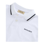 Woolrich Polo Mezza Manica Tinta Unita con Profili In Contrasto per Bambino CFWKPO0040MRUT BIANCO WOOLRICH 