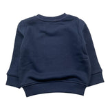 TRUSSARDI felpa girocollo tinta unita con stampa Blu per Neonata TIA25156FE BLU TRUSSARDI 