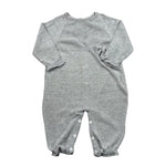 Le Coconne Tutina Tinta Unita con Applicazione Fiocco per Neonata LCN0586 GRIGIO LE COCONNE 