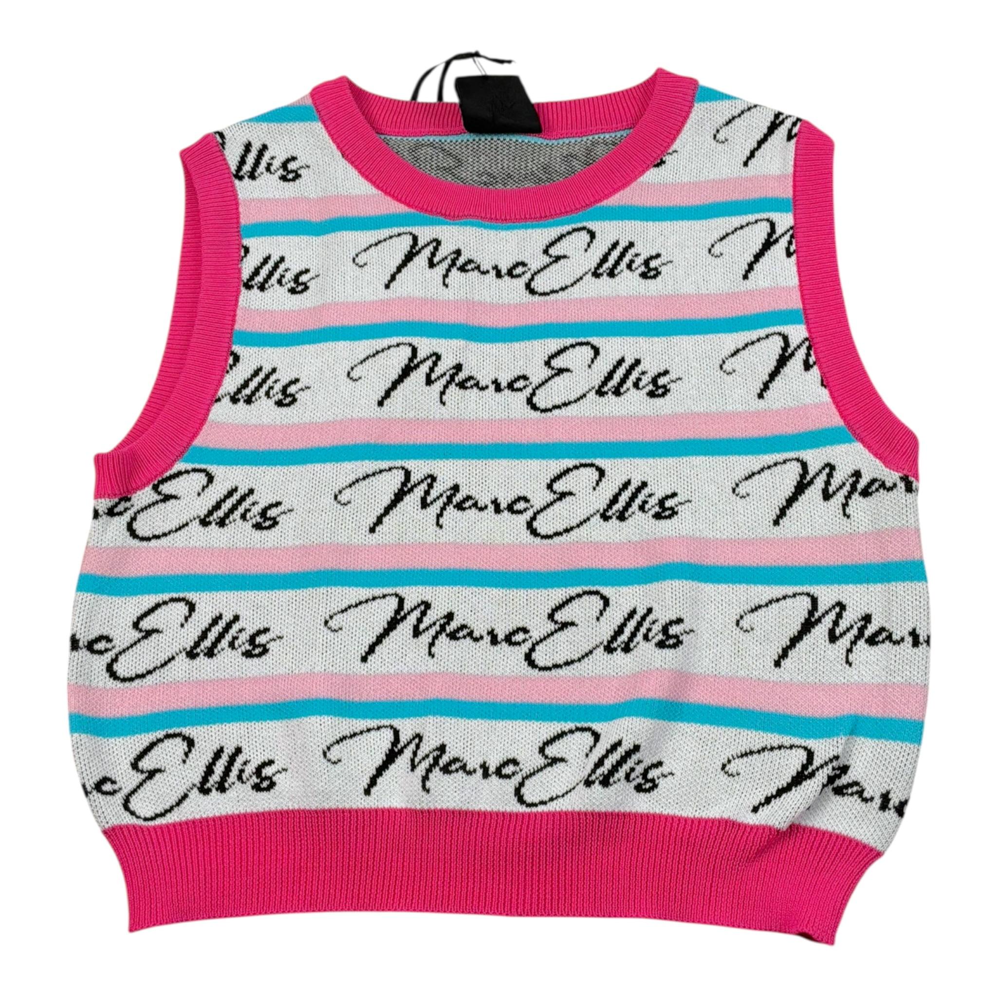 Marc Ellis Top Giromanica Tinta Unita con Stampa per Bambina JMJTP01201 BIANCO MARC ELLIS 