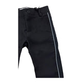 Iceberg Pantalone Tinta Unita con Girovita Regolabile Nero per Neonato