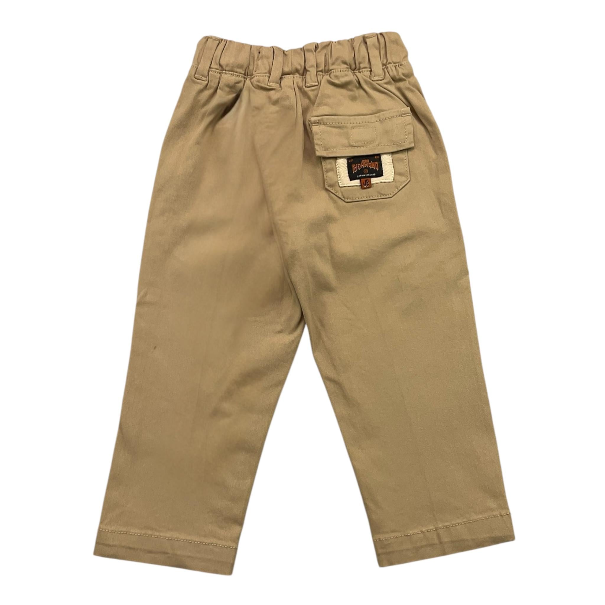 JOHN RICHMOND pantalone tinta unita con elastico in vita Beige per Neonato RBA24076PAXXXX BEIGE JOHN RICHMOND 