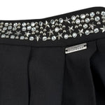 John Richmond Gonna Tinta Unita con Borchie per Bambina RGP26180GO NERO JOHN RICHMOND 