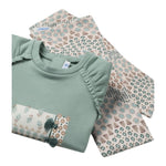 MAYORAL completo 2pz felpa-leggins bicolore con stampa Verde per Bambina 2710 VERDE MAYORAL 