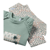 MAYORAL completo 2pz felpa-leggins bicolore con stampa Verde per Bambina 2710 VERDE MAYORAL 