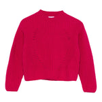 IL GUFO maglia mezzo collo tinta unita Fuxia per Bambina A24MA454EM220J FUXIA IL GUFO 