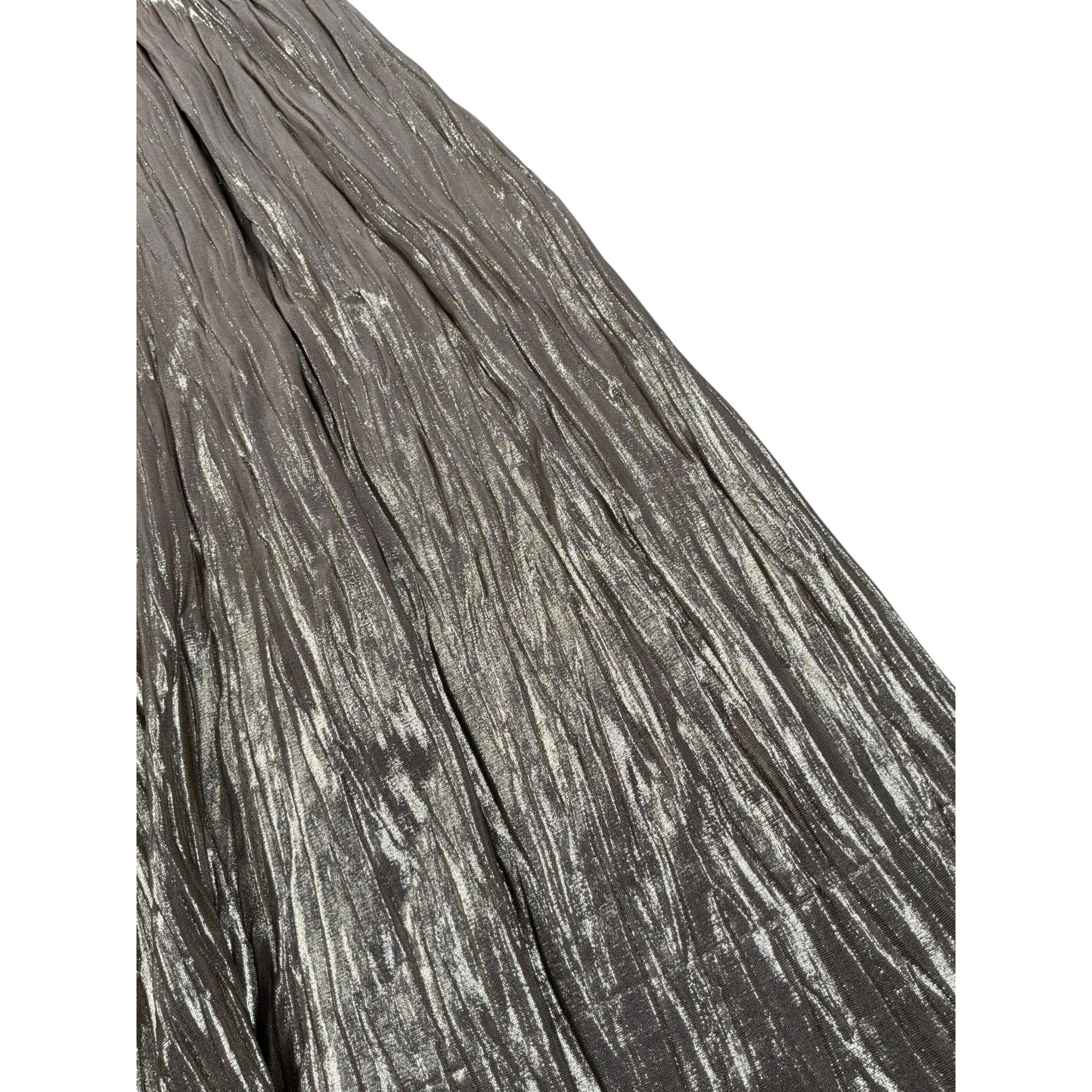 Magil Pantalone Tinta Unita Modello A Palazzo per Bambina FN25175 BRONZO MAGIL 