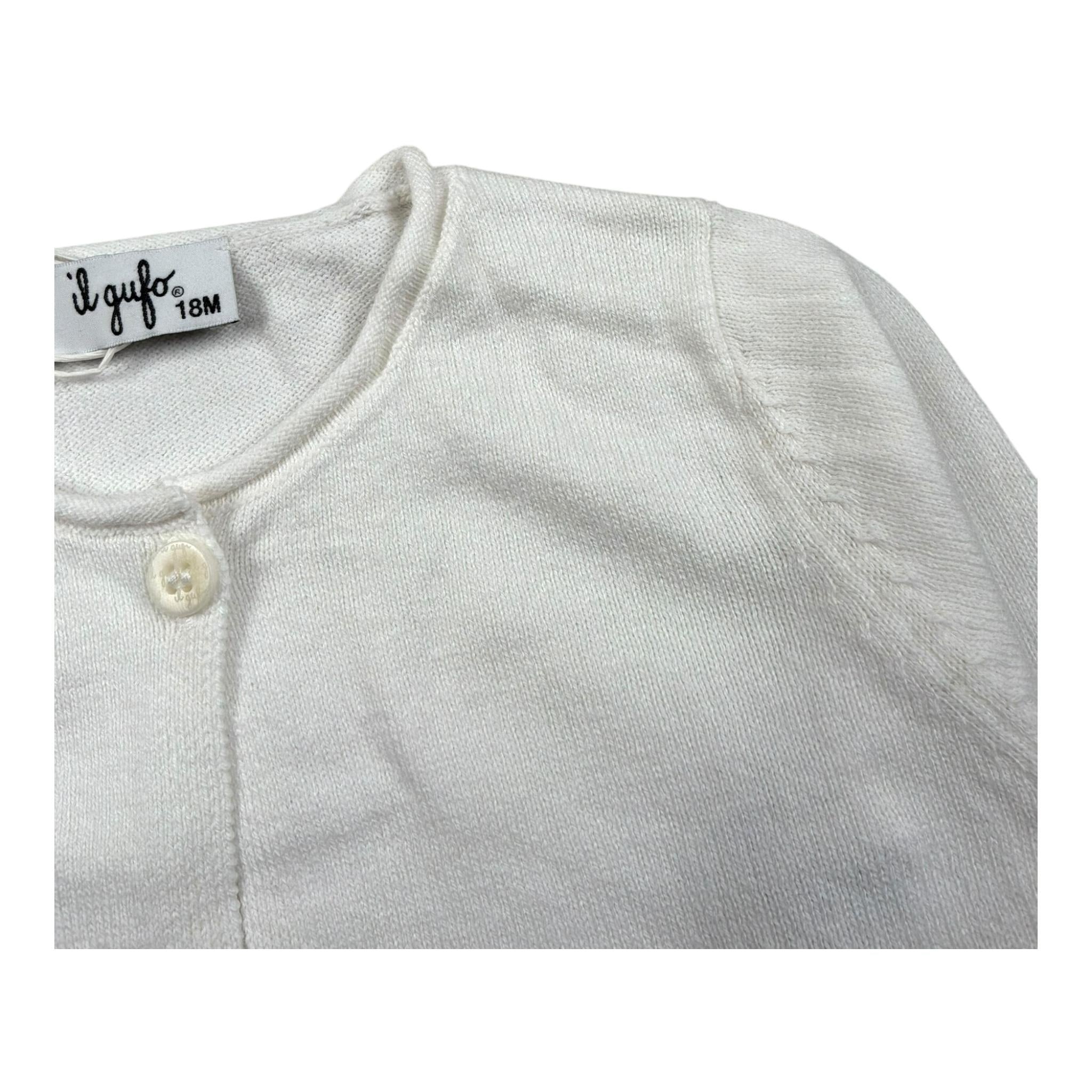 Il Gufo Coprispalle Tinta Unita per Bambina P25GF118EM109J PANNA IL GUFO 