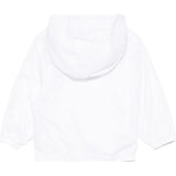 Moschino Giubbino Tinta Unita con Cappuccio per Neonato MUS022 BIANCO MOSCHINO 