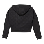 Guess Felpa Chiusa con Cappuccio Tinta Unita per Bambina J5RQ22KCHR2 NERO GUESS 