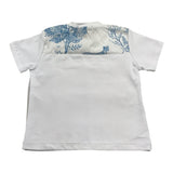 Daniele Alessandrini T-Shirt Tinta Unita con Stampa per Neonato 1296M00223 BIANCO DANIELE ALESSANDRINI 