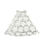 Please Abito Tinta Unita con Sottoveste per Bambina AB043384G73 BIANCO PLEASE 