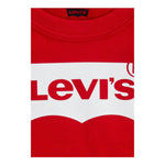 Levi'S T-Shirt Girocollo Tinta Unita con Logo per Neonato 6E8157XXX ROSSO LEVI'S 