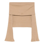 Twinset Maglia Tinta Unita Scollo A Barca per Bambina 251GJ3412 CAMMELLO TWINSET 