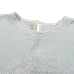 Zhoe & Tobiah T-Shirt Girocollo Tinta Unita Modello Crop per Bambina CNA3F BIANCO ZHOE & TOBIAH 