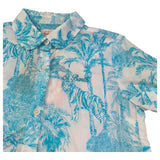 Saint Barth Abito Mezza Manica Tinta Unita Stampa Fantasia per Bambina MISSY BIANCO/AZZURRO SAINT BARTH 