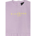 John Richmond Abito tinta unita con Stampa Lilla per Neonata RIP25005VEXXX LILLA JOHN RICHMOND 