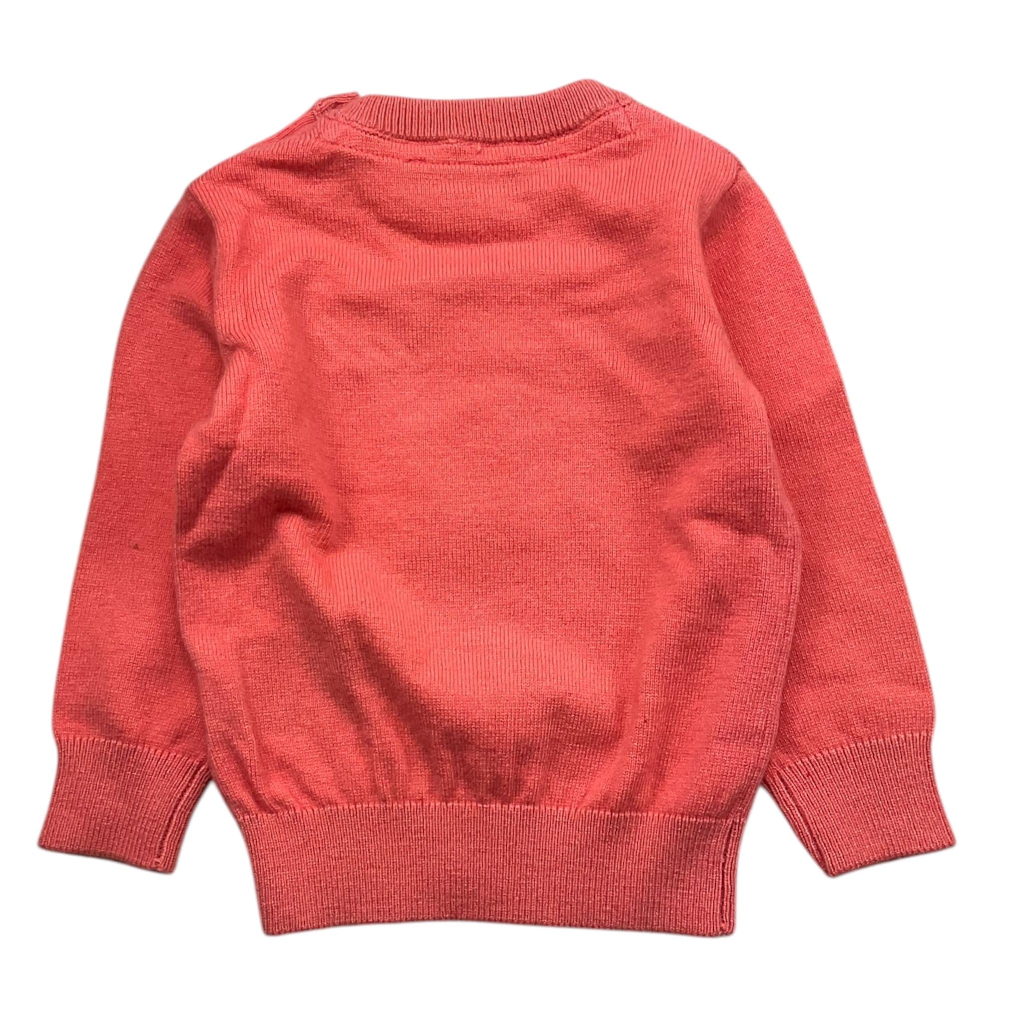 TRUSSARDI maglia girocollo tinta unita Salmone per Neonata TIA25011MAF SALMONE TRUSSARDI 