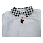 Lalalu' Completo 2 Pezzi Shirt-Ghettina per Neonato CJL3C BIANCO/BLU LALALU' 