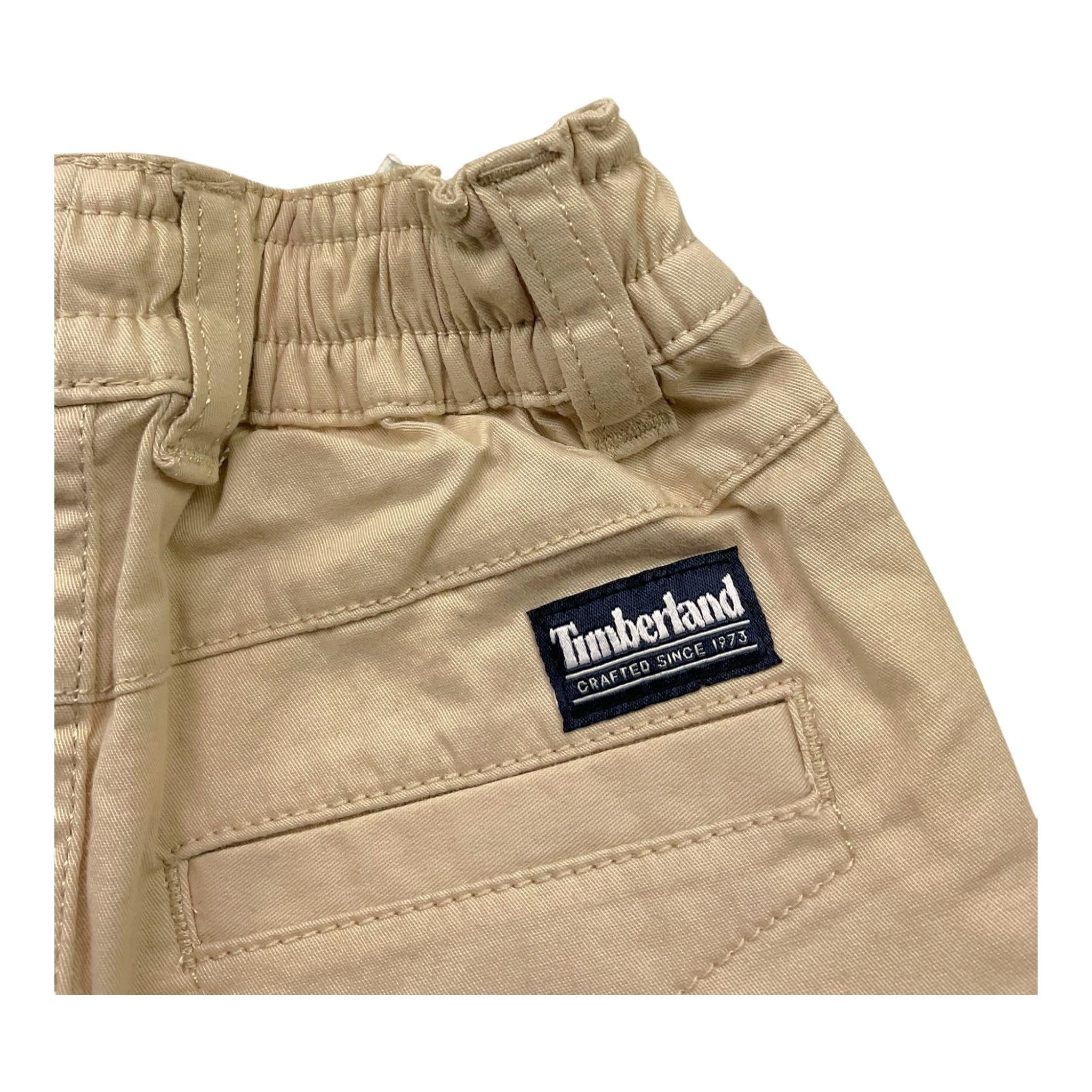 Timberland Bermuda Tinta Unita con Elastico In Vita per Neonato T04A45 BEIGE TIMBERLAND 