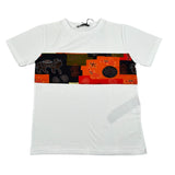 Never Too T-Shirt Girocollo tinta unita con Stampa Bianco per Bambino NT1527B BIANCO NEVER TOO 