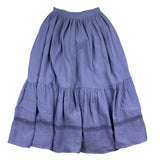 Etro Gonna Titna Unita Con Ricamo In Contrasto Lilla Per Bambina
