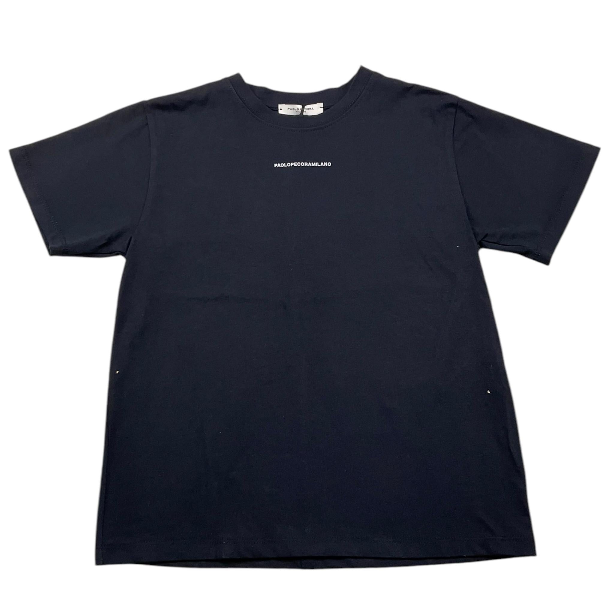 PAOLO PECORA t-shirt girocollo tinta unita  Blu per Bambino PP4139 BLU PAOLO PECORA 