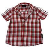 John Richmond Camicia Mezza Manica Fantasia  per Bambino RBP26194CA ROSSO JOHN RICHMOND 