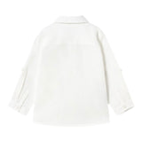 Mayoral Camicia Manica Lunga Tinta Unita per Neonato 1116X BIANCO MAYORAL 