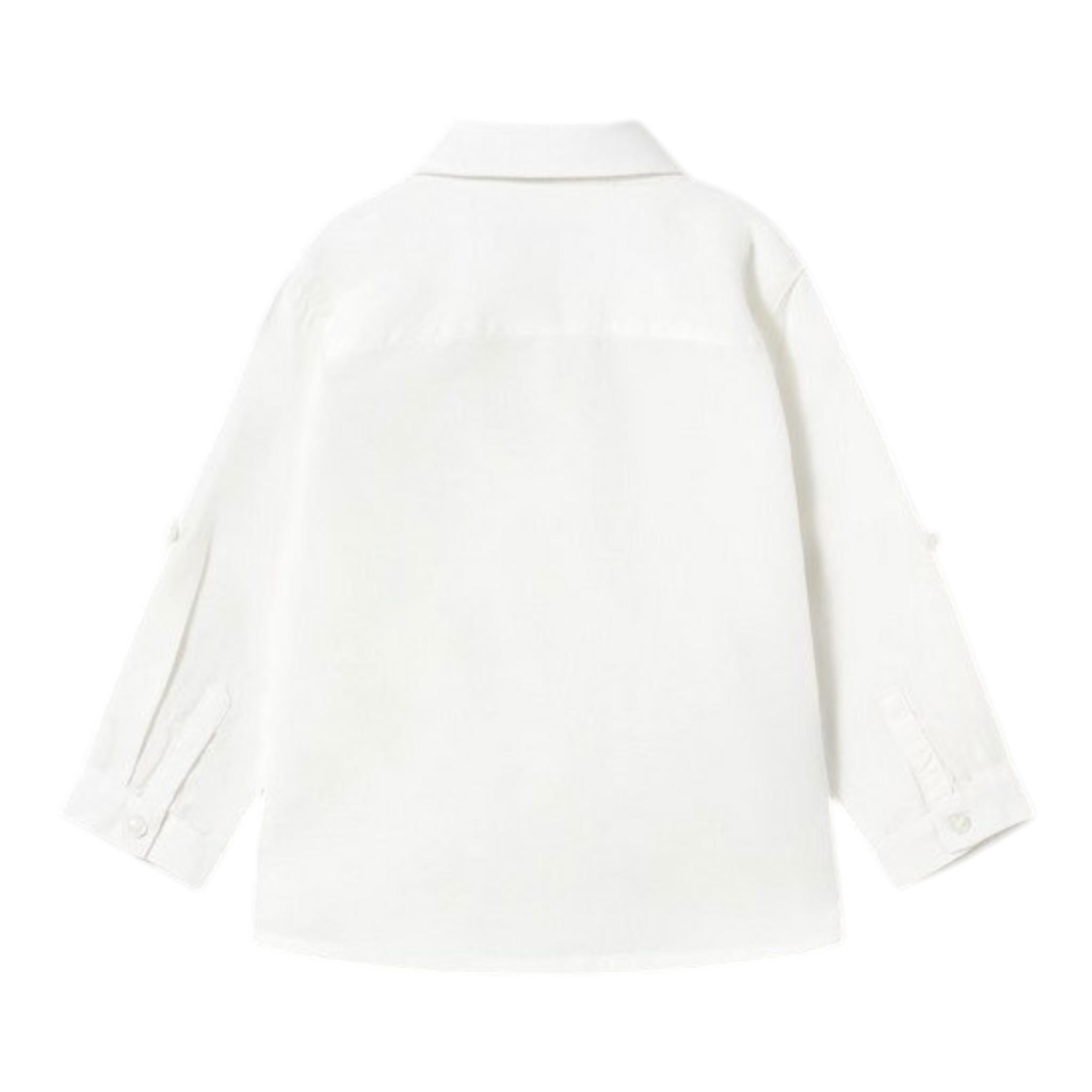 Mayoral Camicia Manica Lunga Tinta Unita per Neonato 1116X BIANCO MAYORAL 