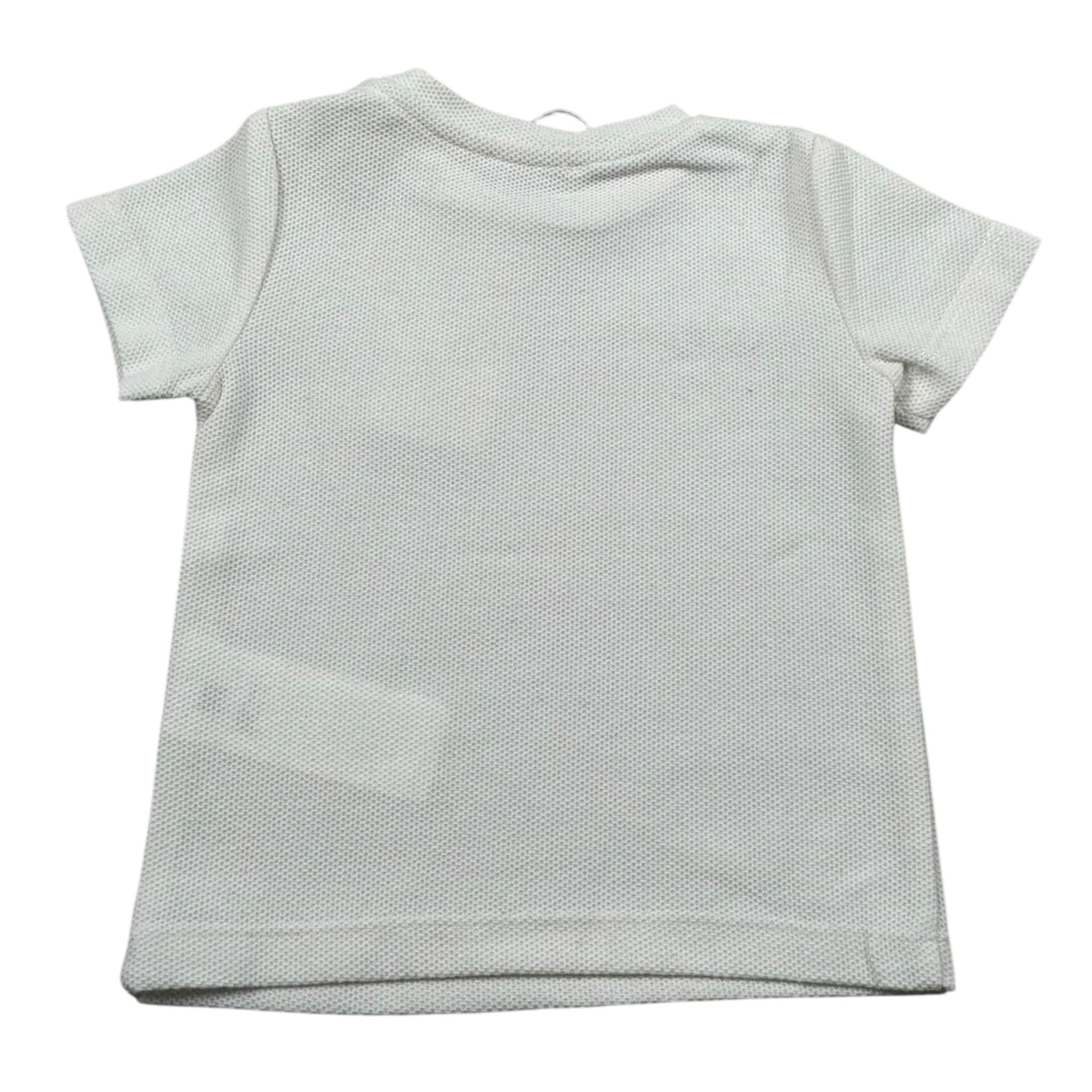 M+E' T-Shirt Girocollo Tinta Unita per Neonato UEM0575 PANNA M+E' 