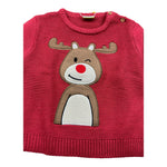 LOSAN maglia gircoll tinta unita con stampa Rosso per Bambino LBBAP0202 ROSSO LOSAN 