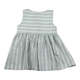 Babyvip Abito Tinta Unita con Fantasia A Righe per Neonata T1352 VERDE BABYVIP 