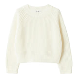 Il Gufo Maglia Girocollo Tinta Unita per Bambina P25MA482EM109J PANNA IL GUFO 