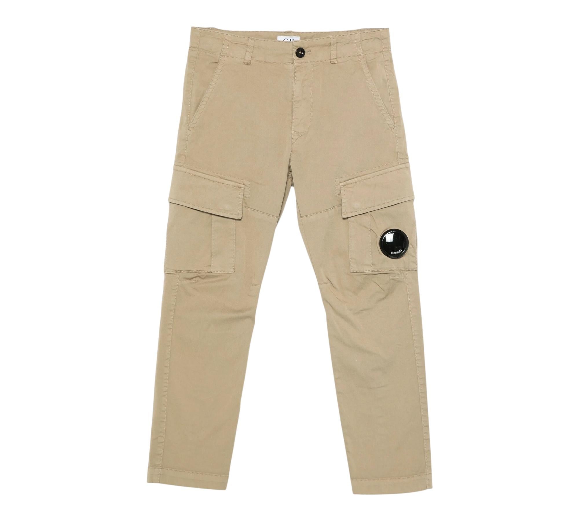 C.P. Company Pantalone Tinta Unita con Girovita Regolabile per Bambino CNP004X BEIGE C.P. COMPANY 