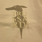 TRUSSARDI felpa girocollo tinta unita con stampa Beige per Bambino TBA25050FE BEIGE TRUSSARDI 