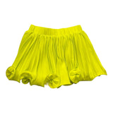Twinset Gonna Tinta Unita con Balze per Bambina 251GJ2QQ5 GIALLO FLUO TWINSET 