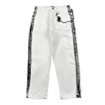 Never Too Jeans tinta unita con Profili In Contrasto Bianco per Bambino NT1689B BIANCO NEVER TOO 