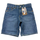 Levi'S Pantalone Tinta Unita Con Girovita Regolabile Azzurro Per Bambino