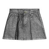 DKNY gonna tinta unita con tasche Argento per Bambina D60227 ARGENTO DKNY 