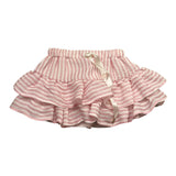 M+E' Gonna Tinta Unita con Fantasia A Righe per Bambina UE1778X ROSA M+E' 