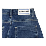 Bikkembergs Jeans Tinta Unita con Girovita Regolabile per Bambino BK3031 BLU BiKKEMBERGS 