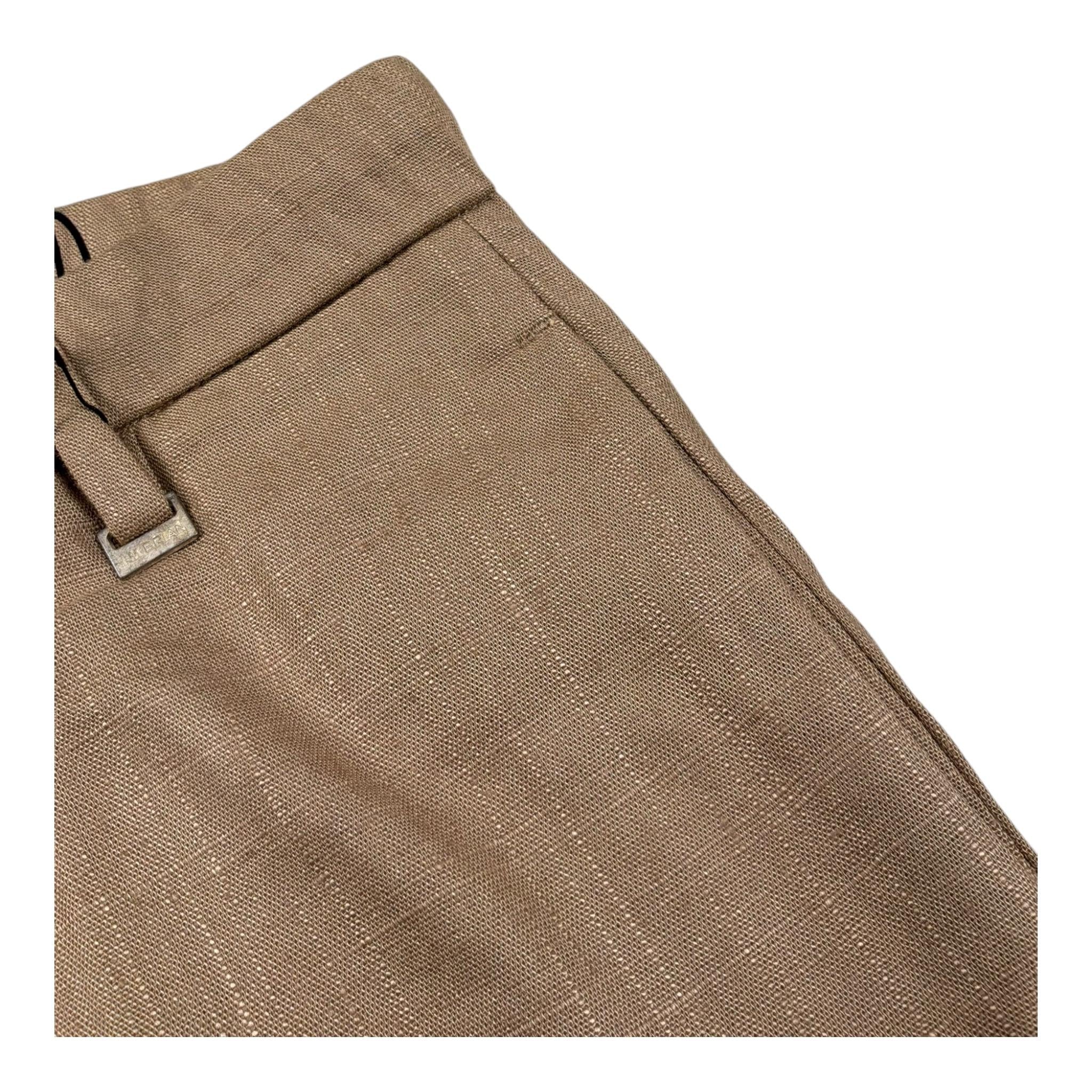 I'M Brian Bermuda Tinta Unita con Elastico In Vita per Bambino BE3247JX BEIGE I'M BRIAN 