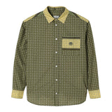 Etro Camicia Tinta Unita con Stampa per Bambino GW5P00 VERDE ETRO 