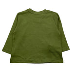 MAYORAL shrit girocollo tinta unita con stampa in contrasto Verde per Bambino 108JXX VERDE MAYORAL 