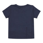 K-Way T-Shirt Girocollo Tinta Unita con Logo per Bambino K4114WWXX BLU K-WAY 