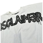 Disclaimer T-Shirt Girocollo tinta unita con Stampa Bianco per Bambino 23EDK53820 BIANCO DISCLAIMER 