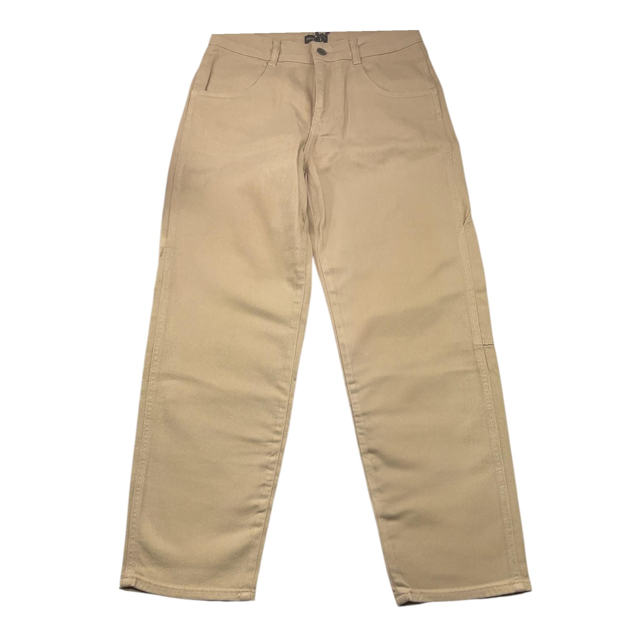 EMPORIO ARMANI pantalone tinta unita con logo Beige per Bambino 6D4J95 BEIGE EMPORIO ARMANI 
