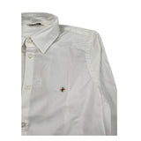 Manuel Ritz Camicia Manica Lunga tinta unita con Logo Bianco per Bambino MR0263X BIANCO MANUEL RITZ 